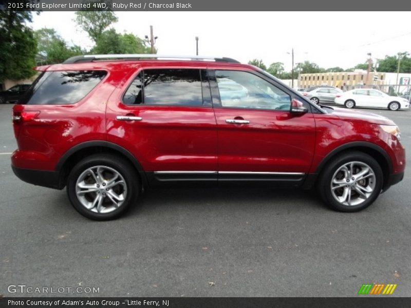 Ruby Red / Charcoal Black 2015 Ford Explorer Limited 4WD