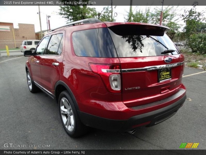 Ruby Red / Charcoal Black 2015 Ford Explorer Limited 4WD