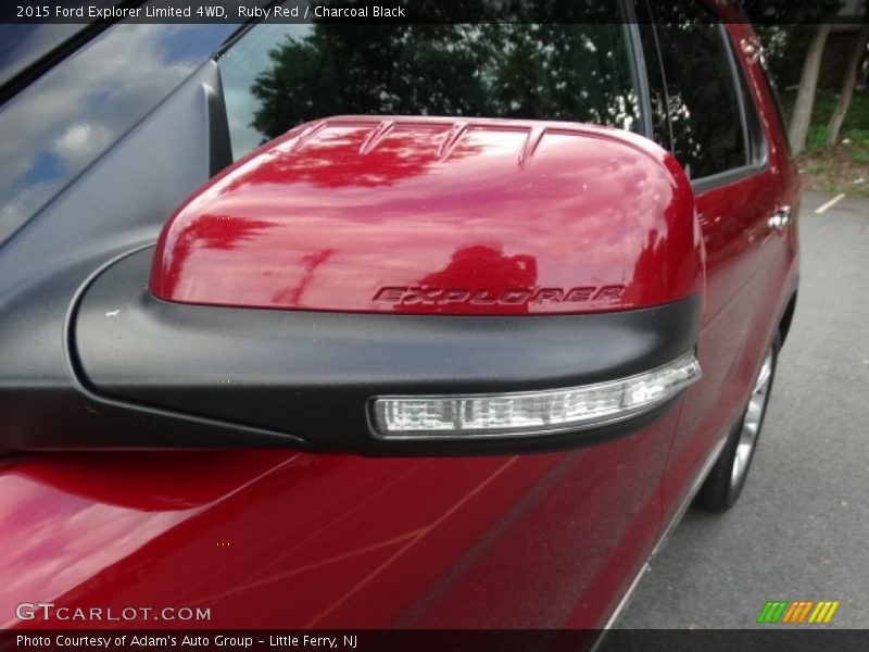 Ruby Red / Charcoal Black 2015 Ford Explorer Limited 4WD