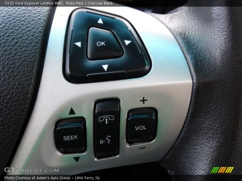 Ruby Red / Charcoal Black 2015 Ford Explorer Limited 4WD
