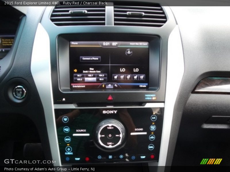 Ruby Red / Charcoal Black 2015 Ford Explorer Limited 4WD