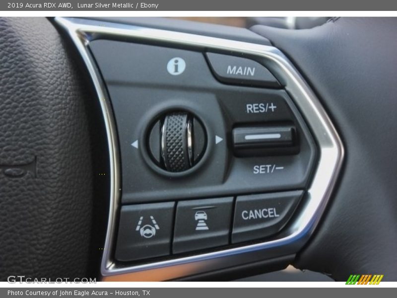 Lunar Silver Metallic / Ebony 2019 Acura RDX AWD