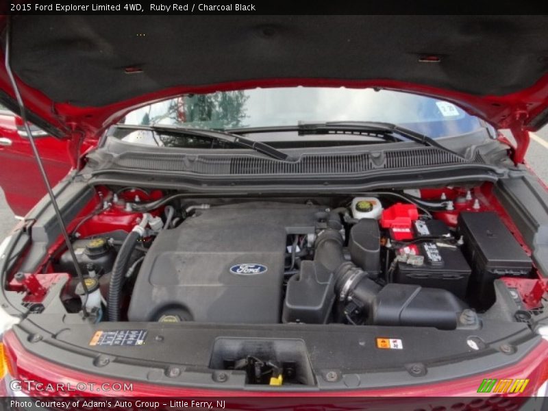 Ruby Red / Charcoal Black 2015 Ford Explorer Limited 4WD