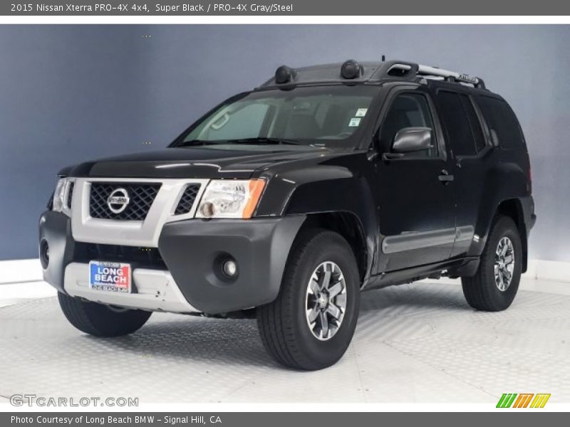 Super Black / PRO-4X Gray/Steel 2015 Nissan Xterra PRO-4X 4x4