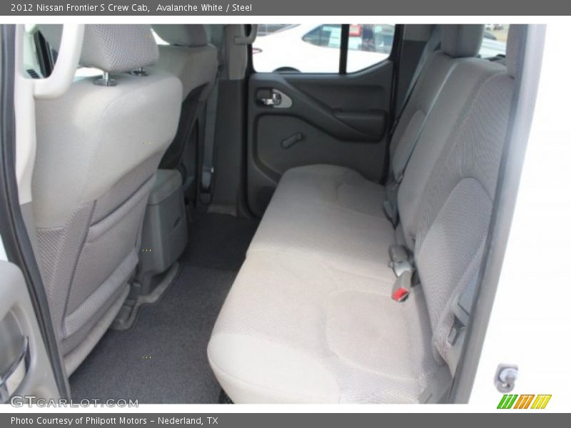 Avalanche White / Steel 2012 Nissan Frontier S Crew Cab