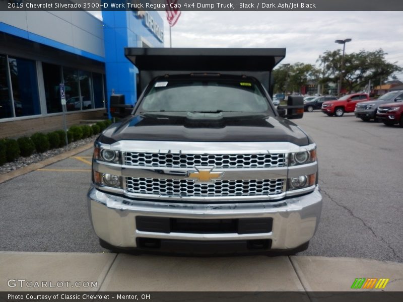 Black / Dark Ash/Jet Black 2019 Chevrolet Silverado 3500HD Work Truck Regular Cab 4x4 Dump Truck