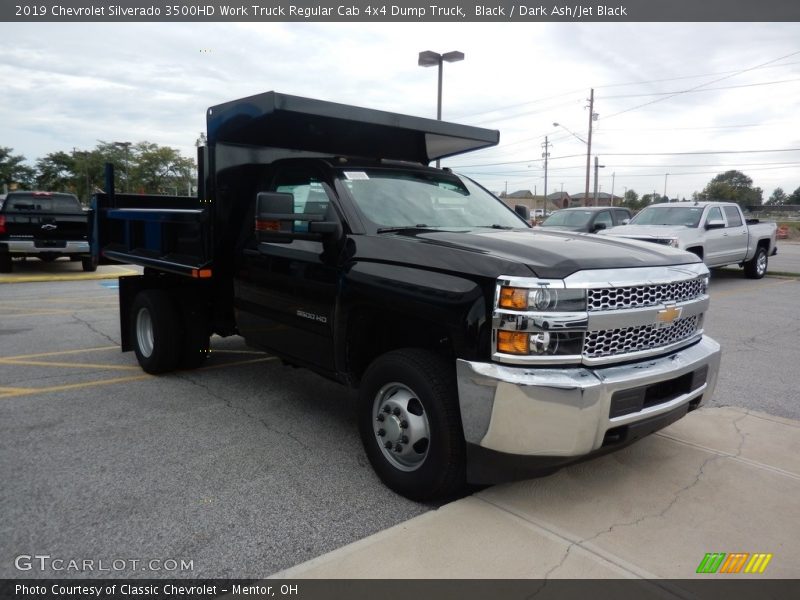 Black / Dark Ash/Jet Black 2019 Chevrolet Silverado 3500HD Work Truck Regular Cab 4x4 Dump Truck