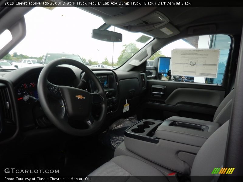 Black / Dark Ash/Jet Black 2019 Chevrolet Silverado 3500HD Work Truck Regular Cab 4x4 Dump Truck