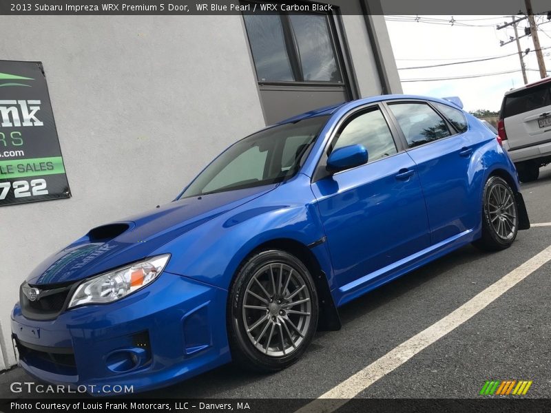 WR Blue Pearl / WRX Carbon Black 2013 Subaru Impreza WRX Premium 5 Door