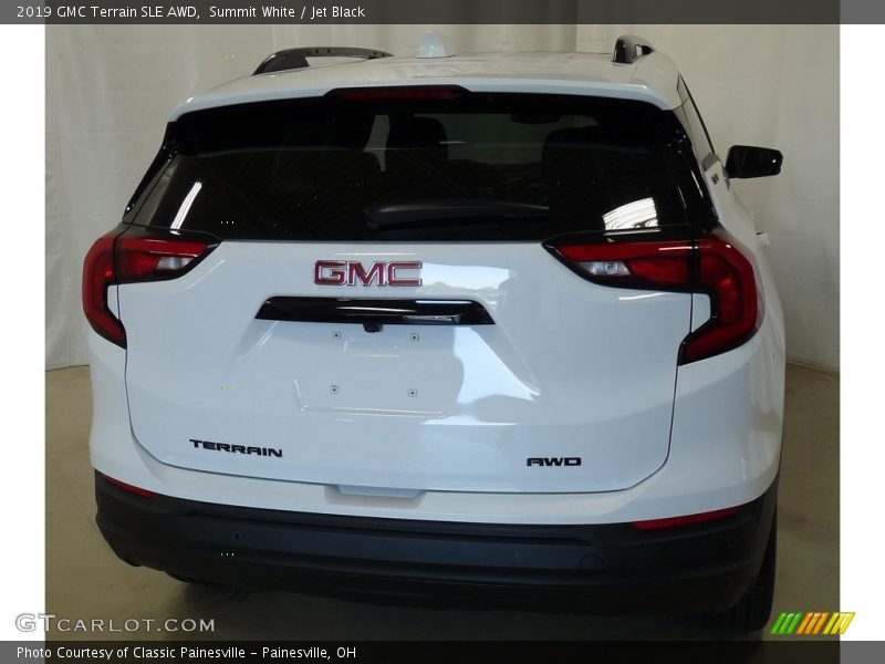 Summit White / Jet Black 2019 GMC Terrain SLE AWD