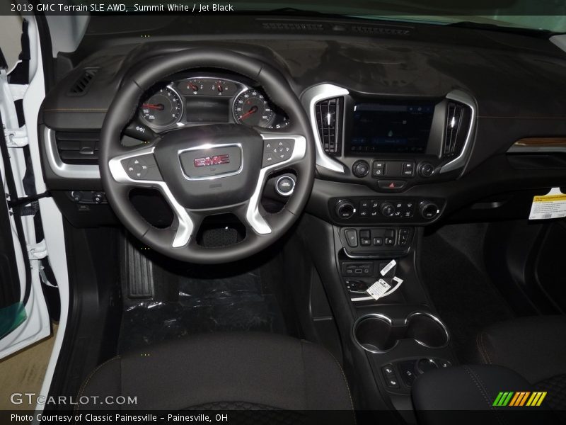 Summit White / Jet Black 2019 GMC Terrain SLE AWD