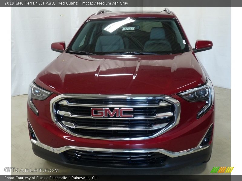 Red Quartz Tintcoat / Medium Ash Gray 2019 GMC Terrain SLT AWD