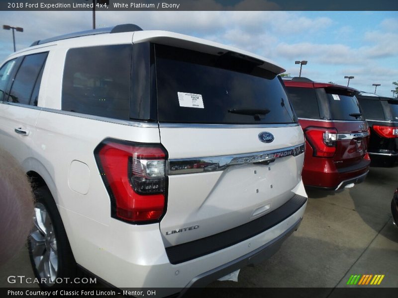 White Platinum / Ebony 2018 Ford Expedition Limited 4x4