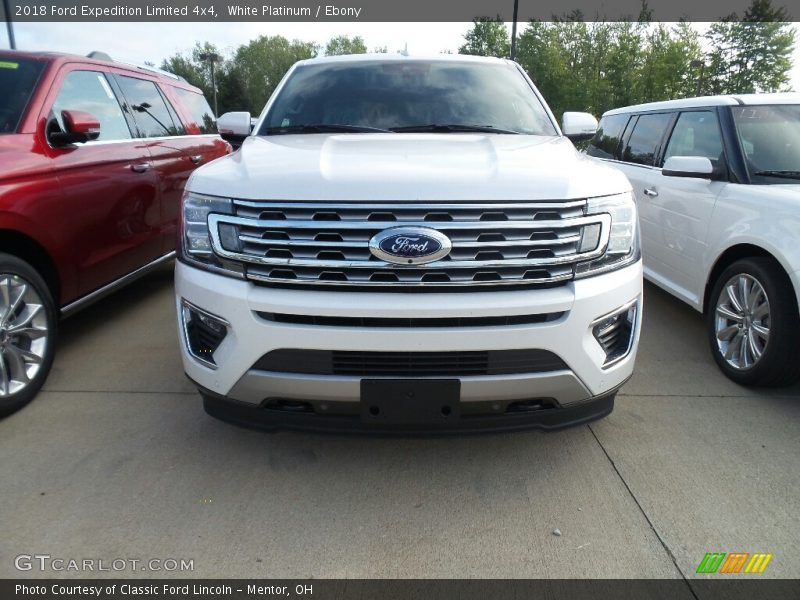 White Platinum / Ebony 2018 Ford Expedition Limited 4x4