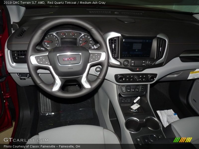 Red Quartz Tintcoat / Medium Ash Gray 2019 GMC Terrain SLT AWD