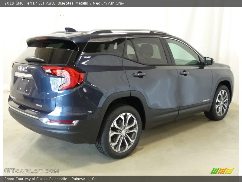 Blue Steel Metallic / Medium Ash Gray 2019 GMC Terrain SLT AWD