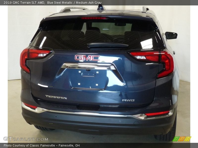 Blue Steel Metallic / Medium Ash Gray 2019 GMC Terrain SLT AWD