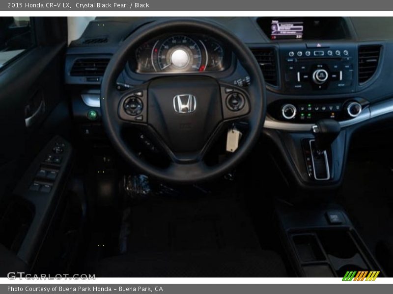 Crystal Black Pearl / Black 2015 Honda CR-V LX