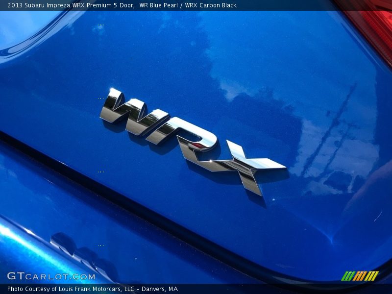 WR Blue Pearl / WRX Carbon Black 2013 Subaru Impreza WRX Premium 5 Door