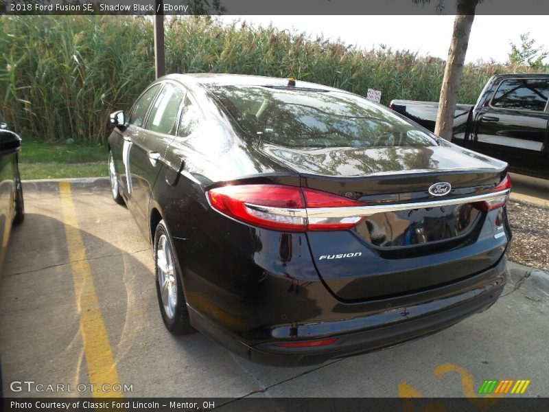 Shadow Black / Ebony 2018 Ford Fusion SE