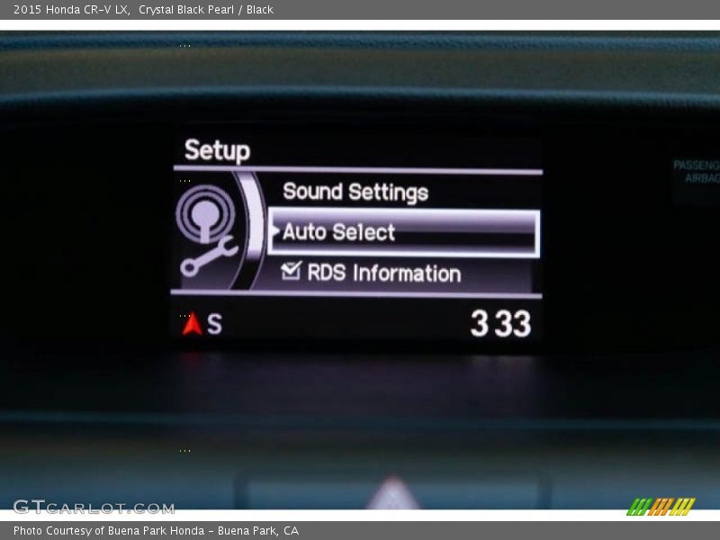 Crystal Black Pearl / Black 2015 Honda CR-V LX