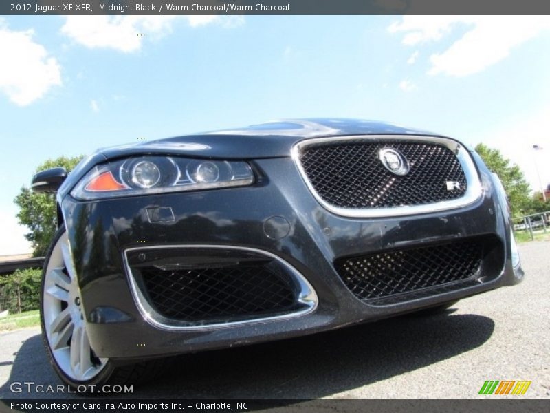 Midnight Black / Warm Charcoal/Warm Charcoal 2012 Jaguar XF XFR