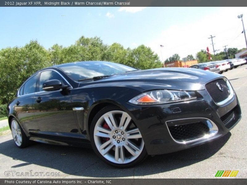 Midnight Black / Warm Charcoal/Warm Charcoal 2012 Jaguar XF XFR