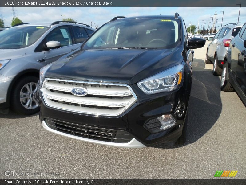 Shadow Black / Charcoal Black 2018 Ford Escape SEL 4WD