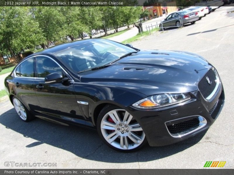 Midnight Black / Warm Charcoal/Warm Charcoal 2012 Jaguar XF XFR