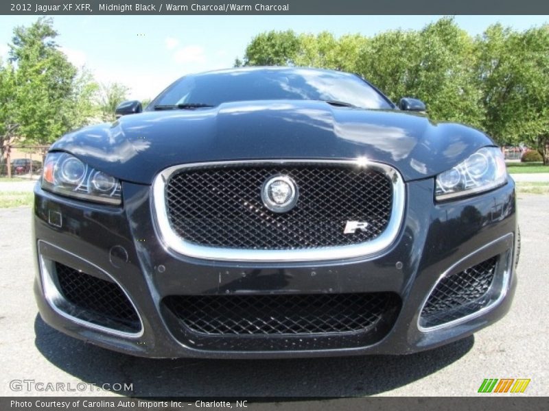 Midnight Black / Warm Charcoal/Warm Charcoal 2012 Jaguar XF XFR