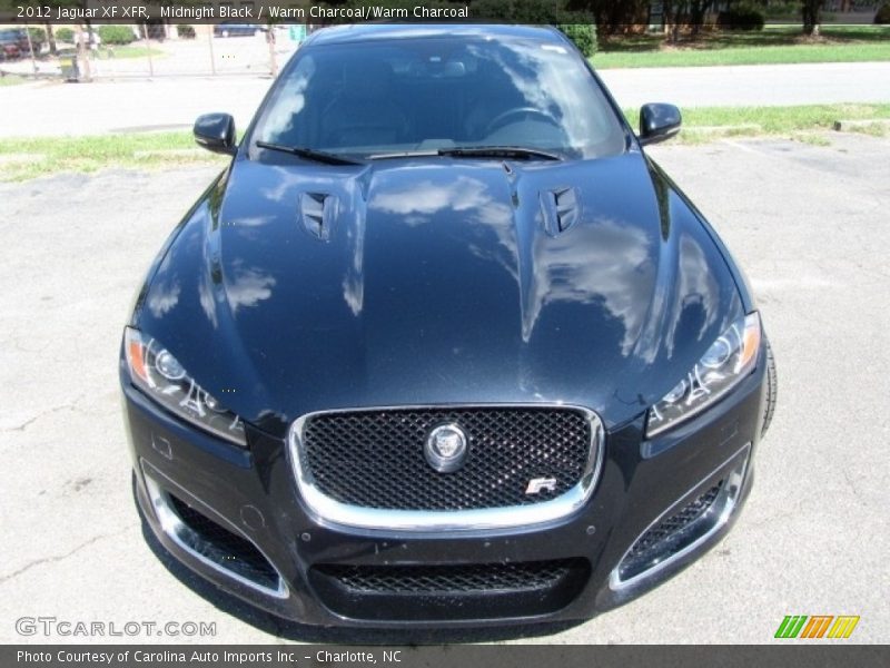 Midnight Black / Warm Charcoal/Warm Charcoal 2012 Jaguar XF XFR