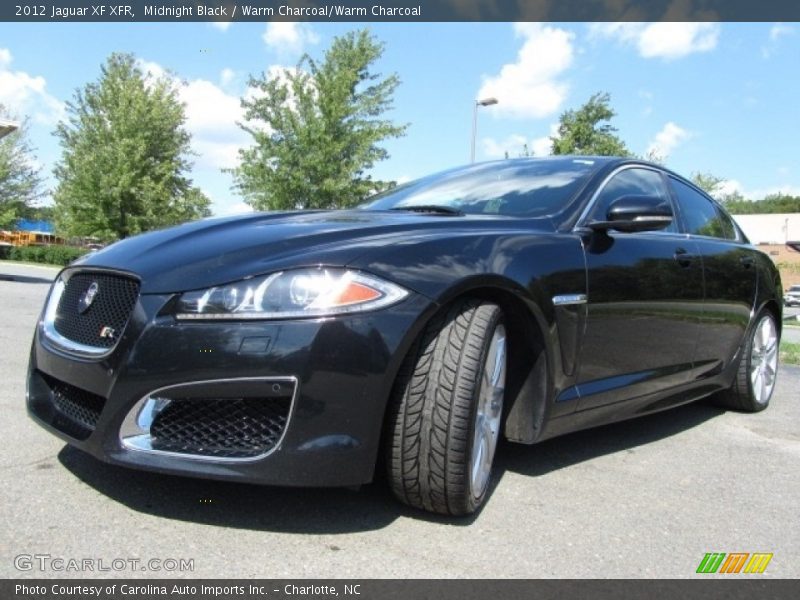 Midnight Black / Warm Charcoal/Warm Charcoal 2012 Jaguar XF XFR