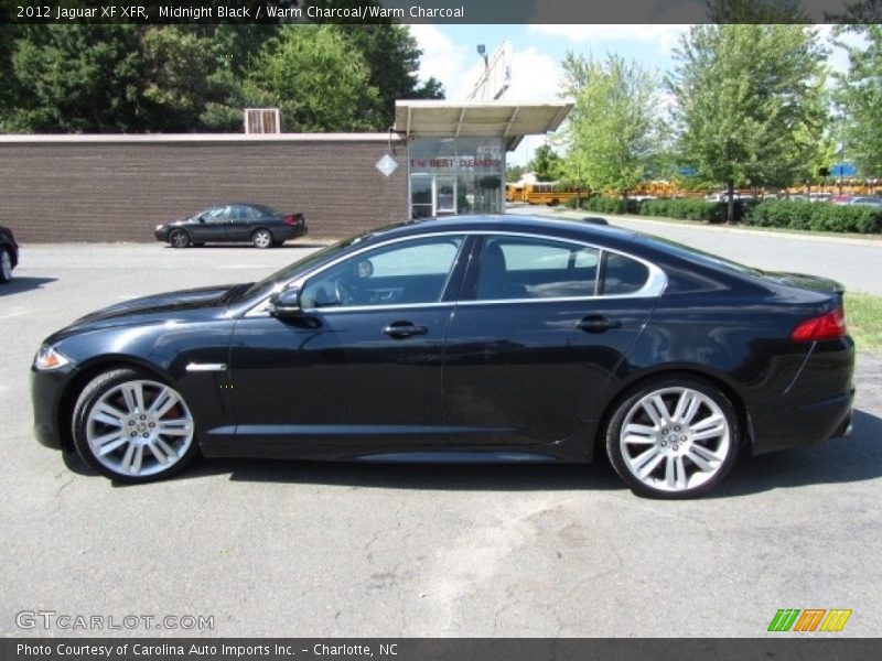 Midnight Black / Warm Charcoal/Warm Charcoal 2012 Jaguar XF XFR