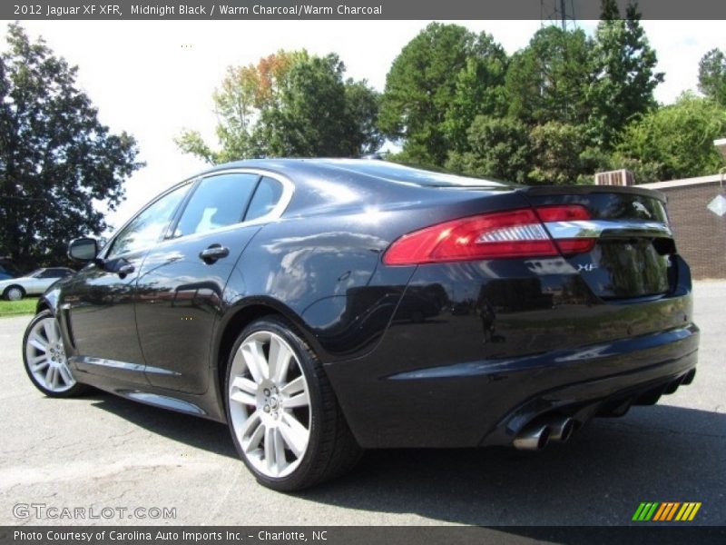 Midnight Black / Warm Charcoal/Warm Charcoal 2012 Jaguar XF XFR
