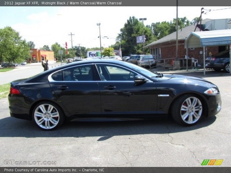 Midnight Black / Warm Charcoal/Warm Charcoal 2012 Jaguar XF XFR