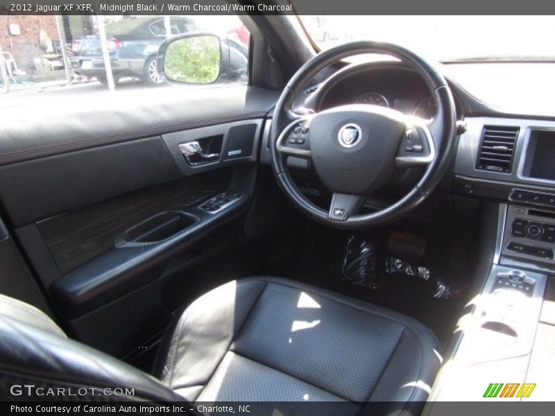 Midnight Black / Warm Charcoal/Warm Charcoal 2012 Jaguar XF XFR