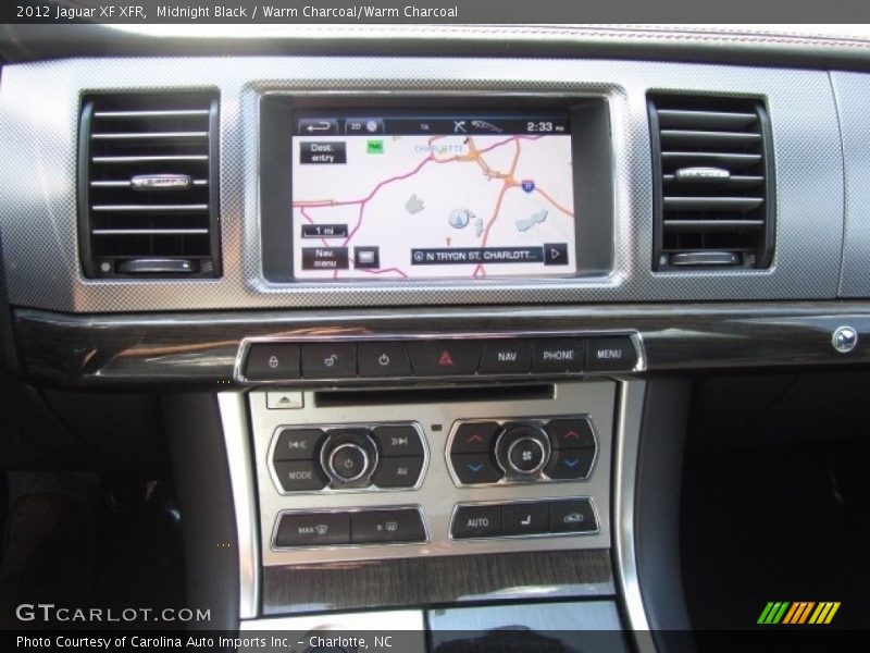 Midnight Black / Warm Charcoal/Warm Charcoal 2012 Jaguar XF XFR