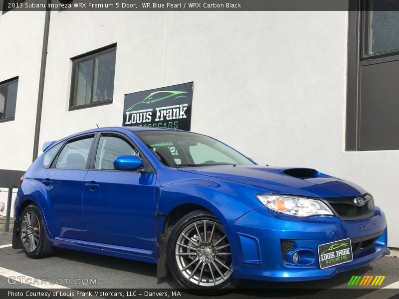 WR Blue Pearl / WRX Carbon Black 2013 Subaru Impreza WRX Premium 5 Door