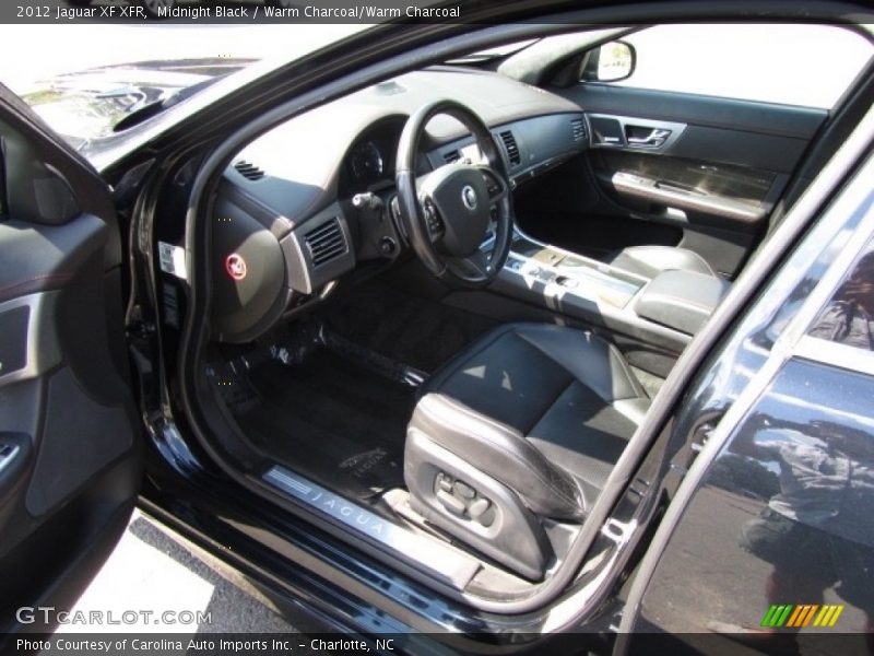 Midnight Black / Warm Charcoal/Warm Charcoal 2012 Jaguar XF XFR