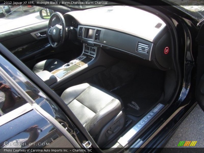 Midnight Black / Warm Charcoal/Warm Charcoal 2012 Jaguar XF XFR