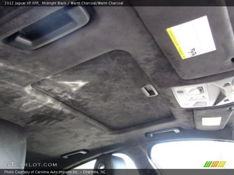 Midnight Black / Warm Charcoal/Warm Charcoal 2012 Jaguar XF XFR