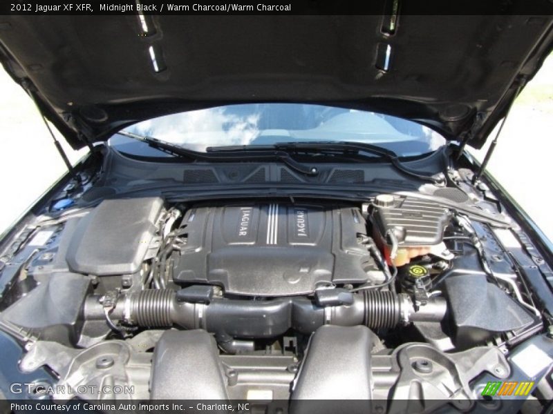 Midnight Black / Warm Charcoal/Warm Charcoal 2012 Jaguar XF XFR