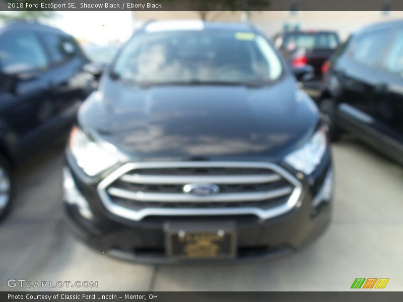 Shadow Black / Ebony Black 2018 Ford EcoSport SE