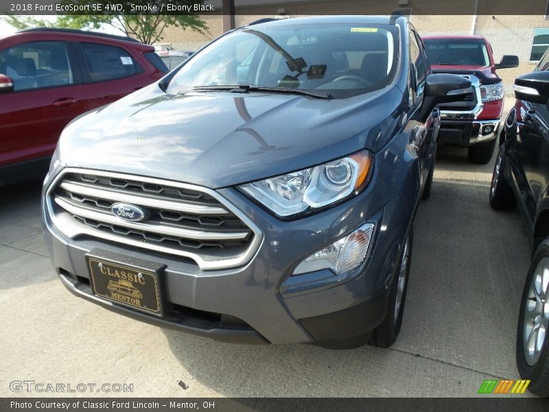 Smoke / Ebony Black 2018 Ford EcoSport SE 4WD