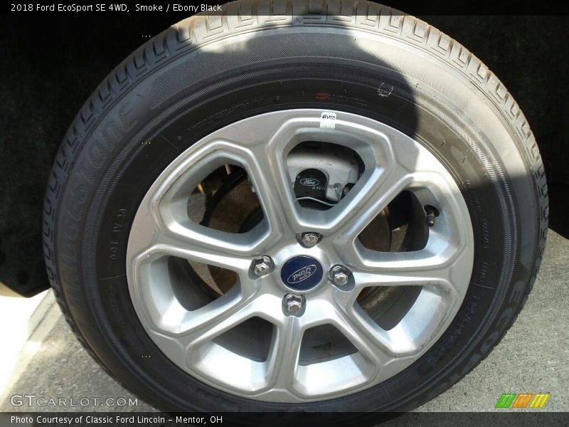 Smoke / Ebony Black 2018 Ford EcoSport SE 4WD