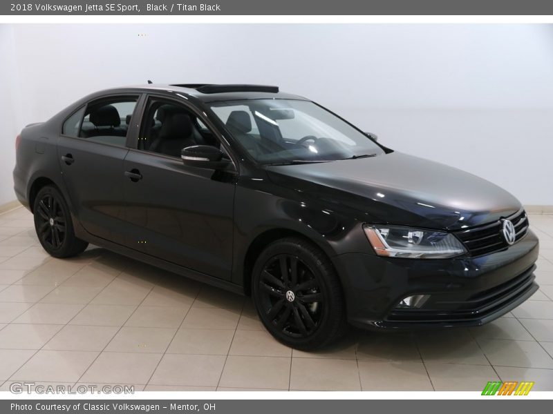Black / Titan Black 2018 Volkswagen Jetta SE Sport