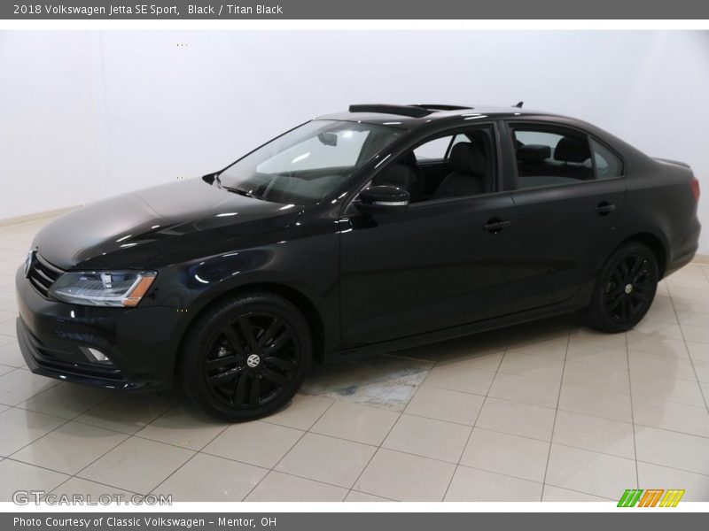 Black / Titan Black 2018 Volkswagen Jetta SE Sport