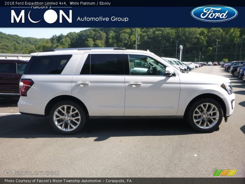 White Platinum / Ebony 2018 Ford Expedition Limited 4x4