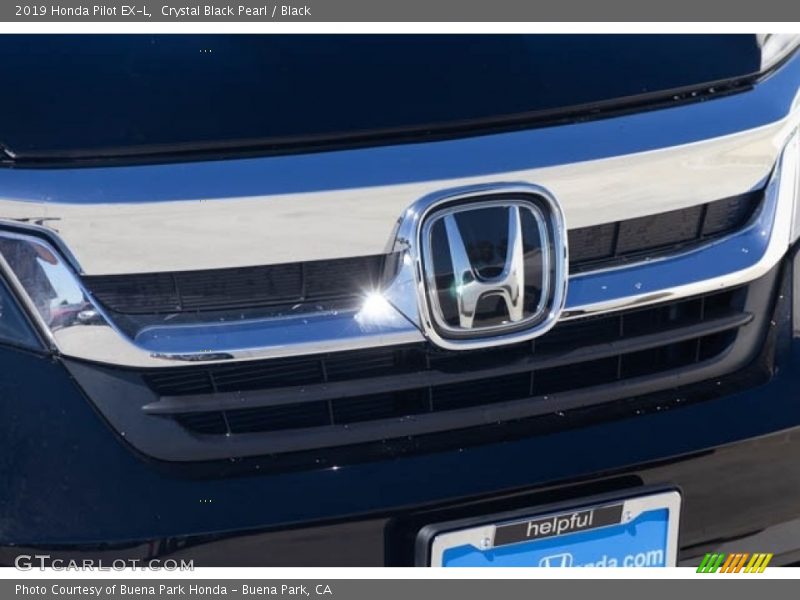 Crystal Black Pearl / Black 2019 Honda Pilot EX-L