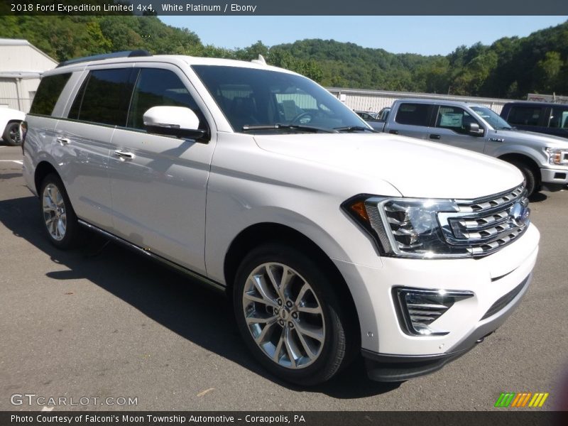 White Platinum / Ebony 2018 Ford Expedition Limited 4x4